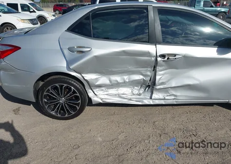 2015 Toyota Corolla S Plus from USA, damaged, VIN 5YFBURHE7FP305849
